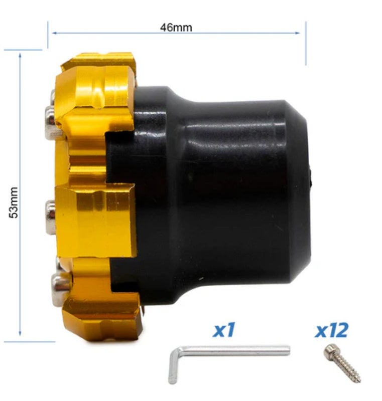 S&auml;hk&ouml;potkulaudan frame slider EWTB-006 - kulta