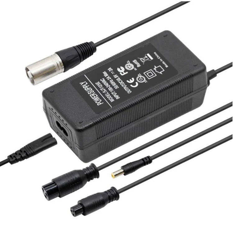 52V yleislaturi s&auml;hk&ouml;potkulaudoille (58.8V/2A)